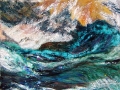 Seascape 4, 30 x 40 inches, acrylic on canvas